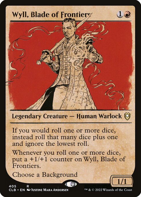 Wyll, Blade of Frontiers, Commander Legends: Battle for Baldur's Gate 405, rare