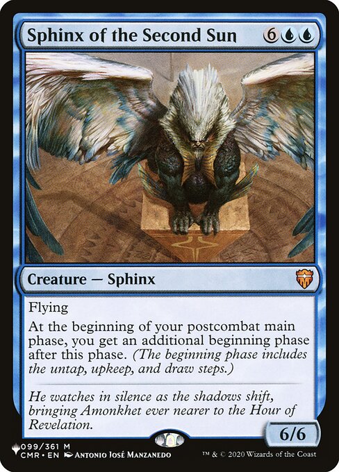 Sphinx of the Second Sun, The List CMR-99, mythic