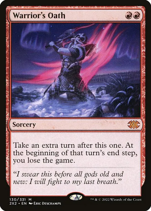Warrior's Oath, Double Masters 2022 130, mythic