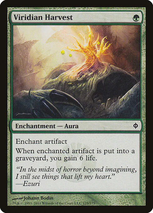 Viridian Harvest, New Phyrexia 125, common