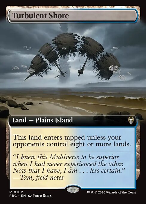 Turbulent Shore, Reality Fracture Commander 102, rare