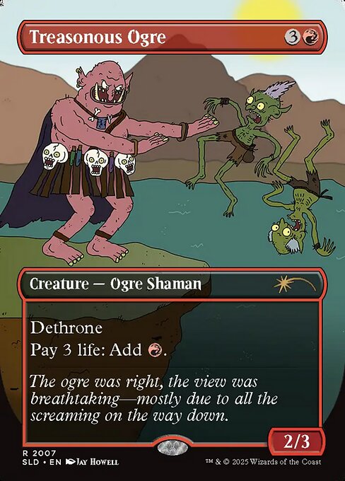 Treasonous Ogre, Secret Lair Drop 2007, rare