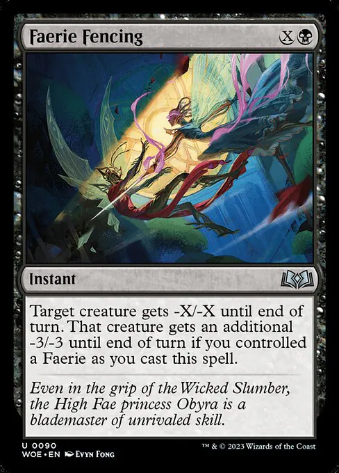 Faerie Fencing, Wilds of Eldraine 90, uncommon