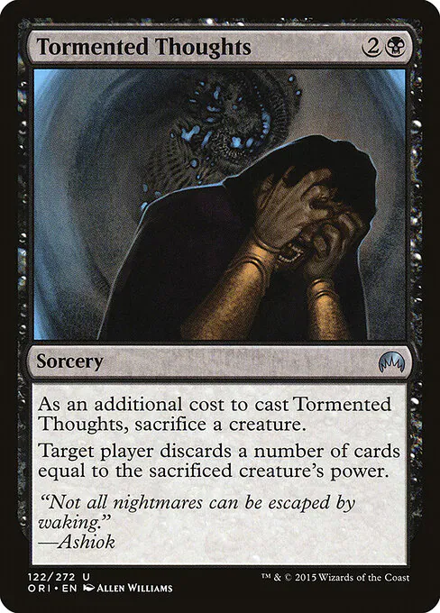 Tormented Thoughts, Magic Origins 122, uncommon