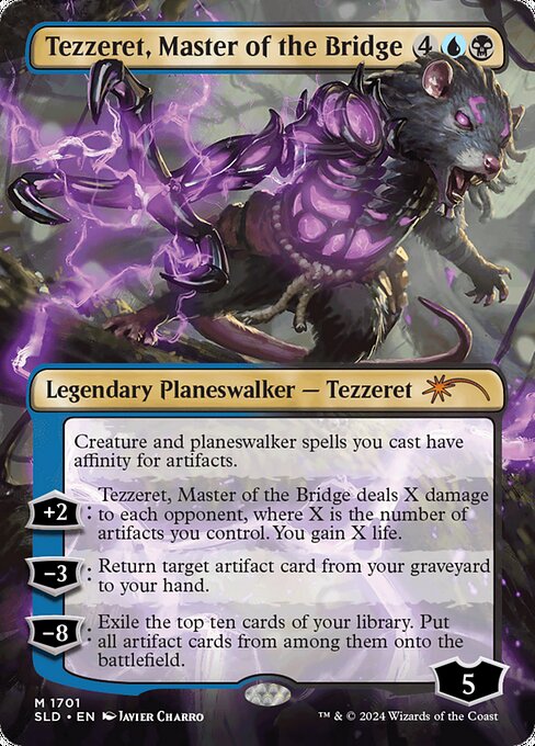 Tezzeret, Master of the Bridge, Secret Lair Drop 1701, mythic