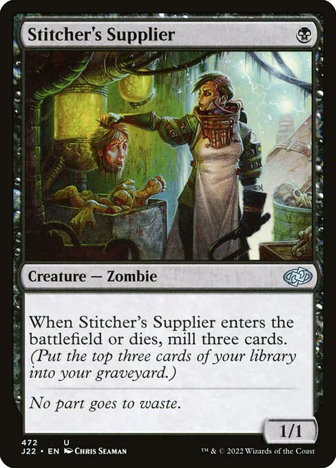 Stitcher's Supplier, Jumpstart 2022 472, uncommon