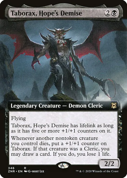 Taborax, Hope's Demise, Zendikar Rising 346, rare