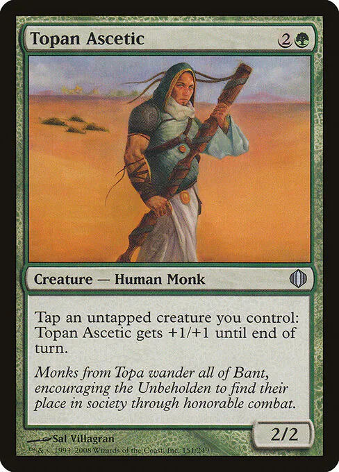 Topan Ascetic, Shards of Alara 151, uncommon