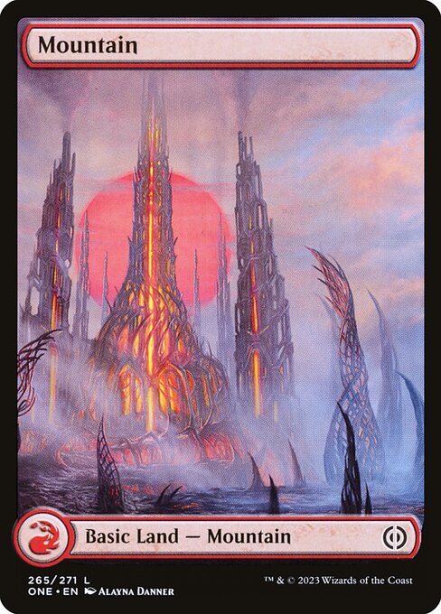 Mountain, Phyrexia: All Will Be One 265, common