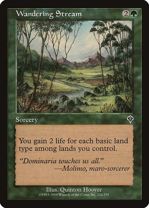 Wandering Stream, Invasion 224, common