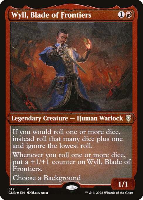 Wyll, Blade of Frontiers, Commander Legends: Battle for Baldur's Gate 512, rare