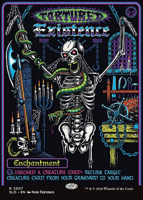 Tortured Existence, Secret Lair Drop 2507, rare