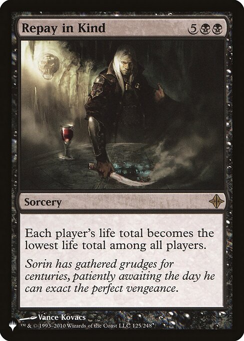 Repay in Kind, The List ROE-125, rare