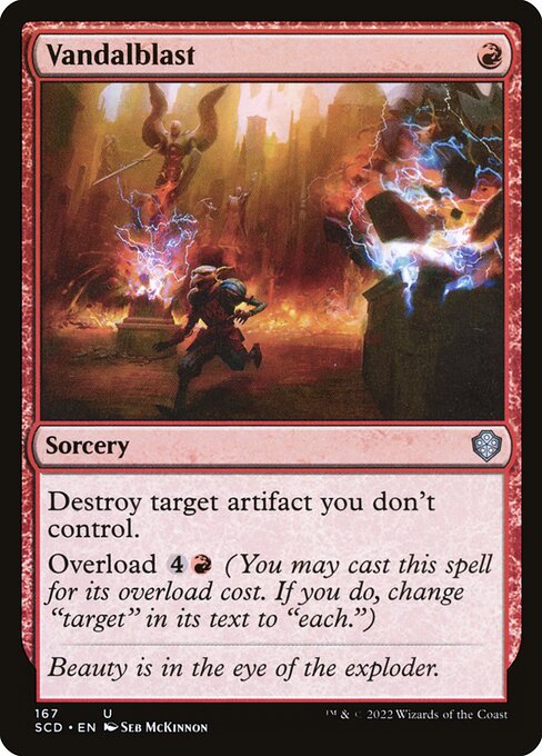 Vandalblast, Starter Commander Decks 167, uncommon