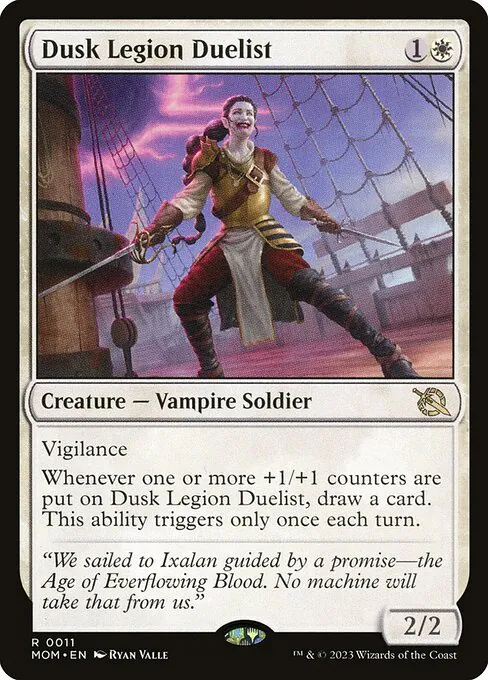 Dusk Legion Duelist, March of the Machine 11, rare
