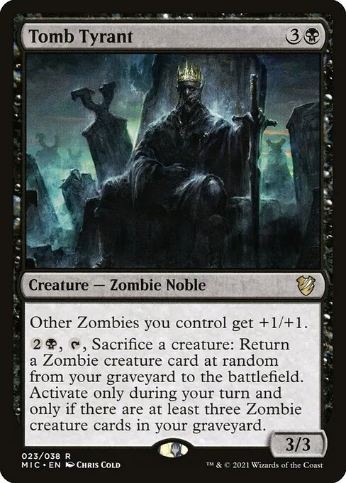 Tomb Tyrant, Midnight Hunt Commander 23, rare