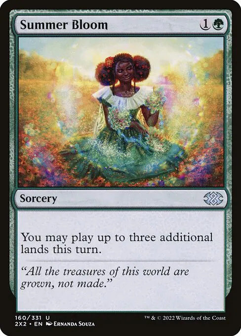 Summer Bloom, Double Masters 2022 160, uncommon