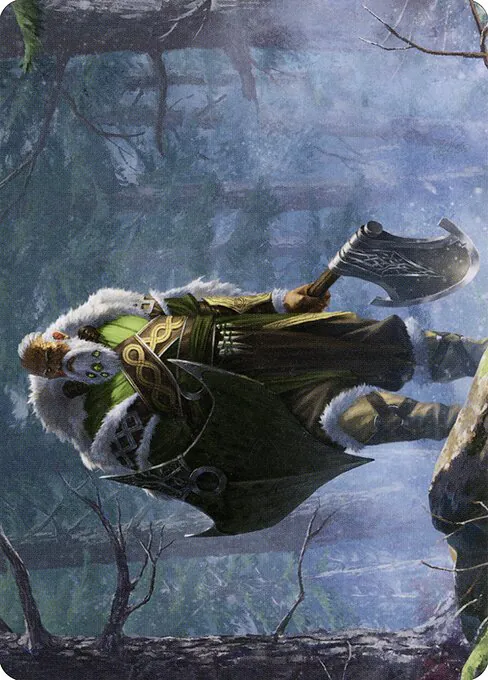 Fynn, the Fangbearer // Fynn, the Fangbearer, Kaldheim Art Series 44, common