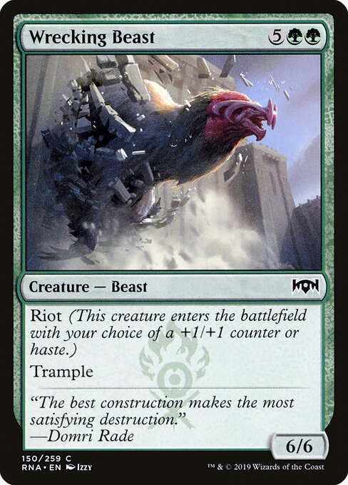 Wrecking Beast, Ravnica Allegiance 150, common