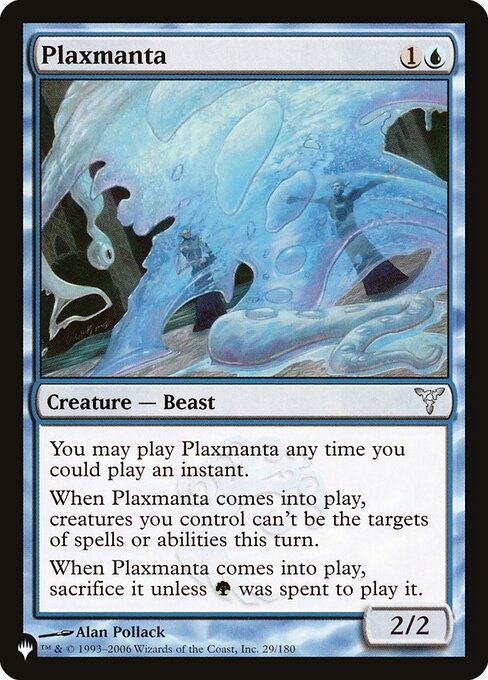Plaxmanta, The List DIS-29, uncommon