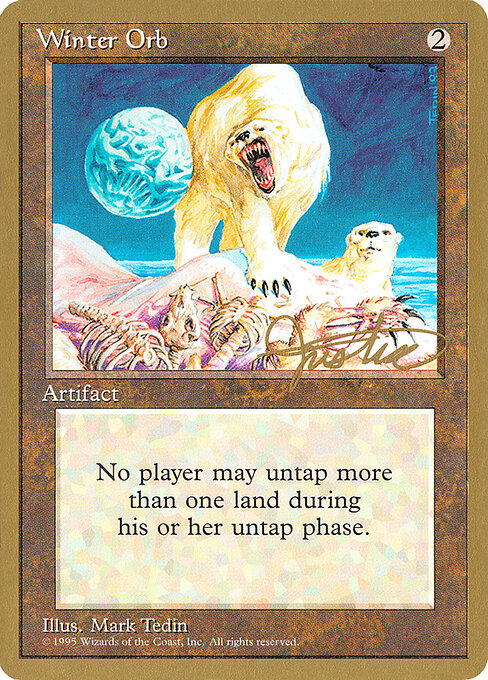 Winter Orb, Pro Tour Collector Set mj358, rare