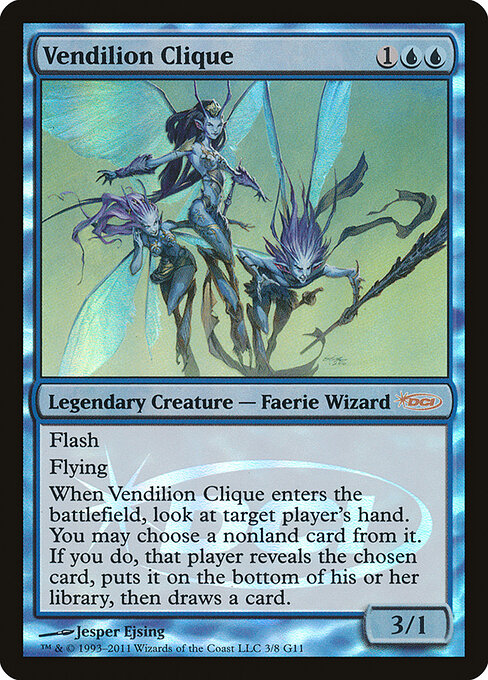 Vendilion Clique, Judge Gift Cards 2011 3, rare