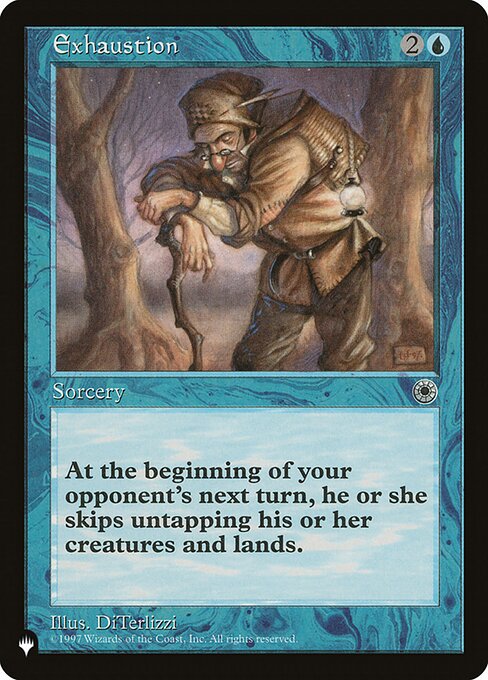 Exhaustion, The List POR-54, rare