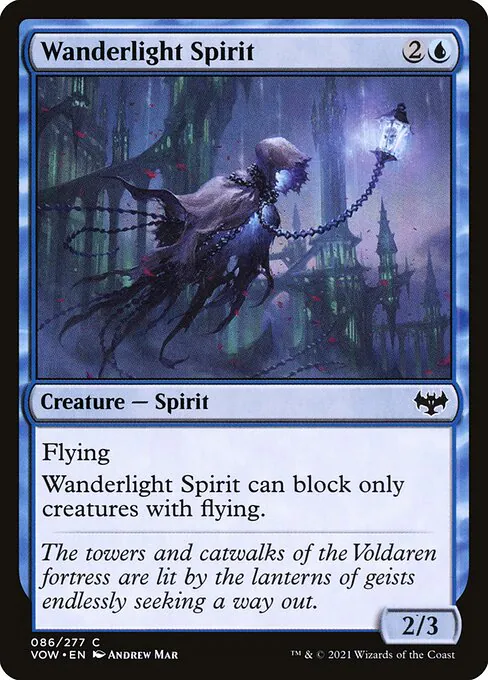 Wanderlight Spirit, Innistrad: Crimson Vow 86, common