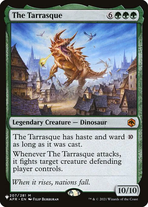 The Tarrasque, The List AFR-207, mythic