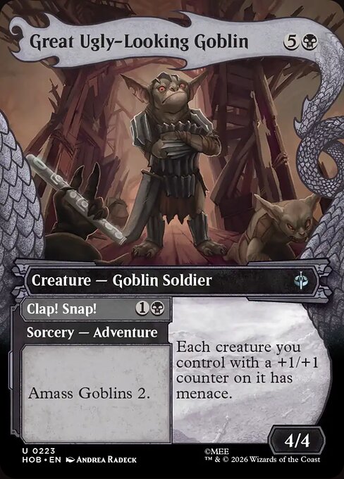 Great Ugly-Looking Goblin // Clap! Snap!, The Hobbit 223, uncommon