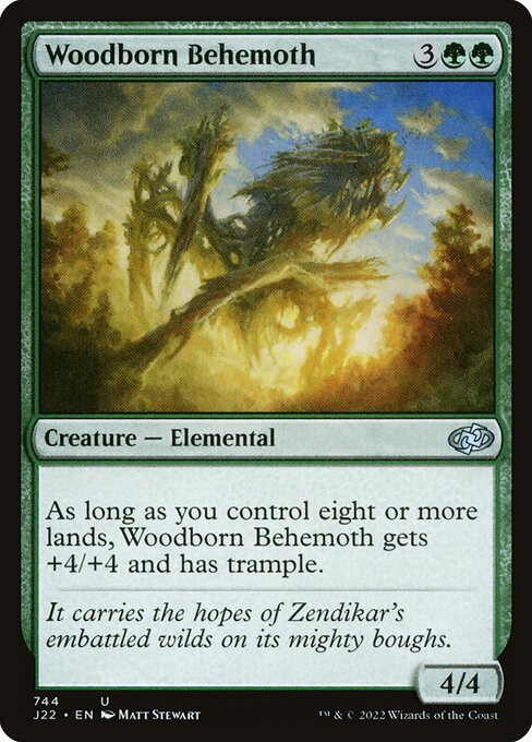 Woodborn Behemoth, Jumpstart 2022 744, uncommon