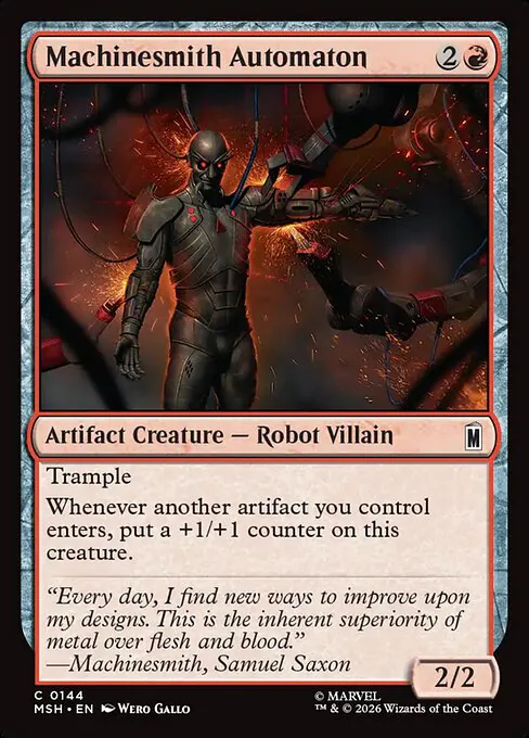 Machinesmith Automaton, Marvel Super Heroes 144, common