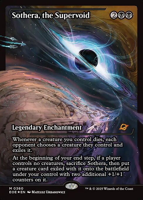 Sothera, the Supervoid, Edge of Eternities 360, mythic