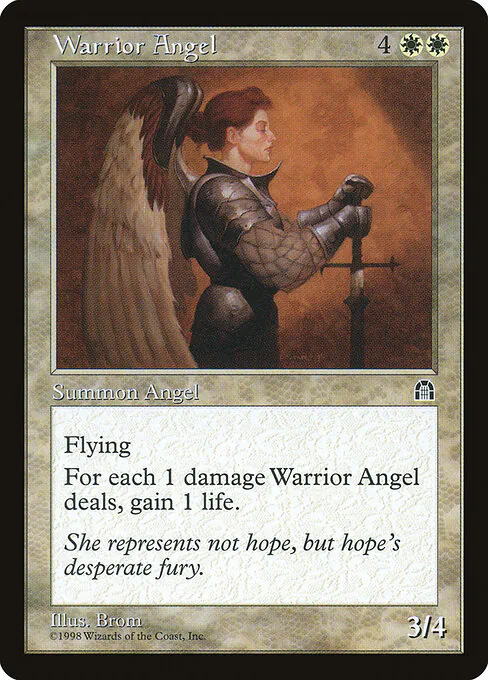 Warrior Angel, Stronghold 24, rare