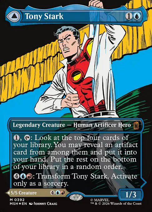 Tony Stark // The Invincible Iron Man, Marvel Super Heroes 392, mythic