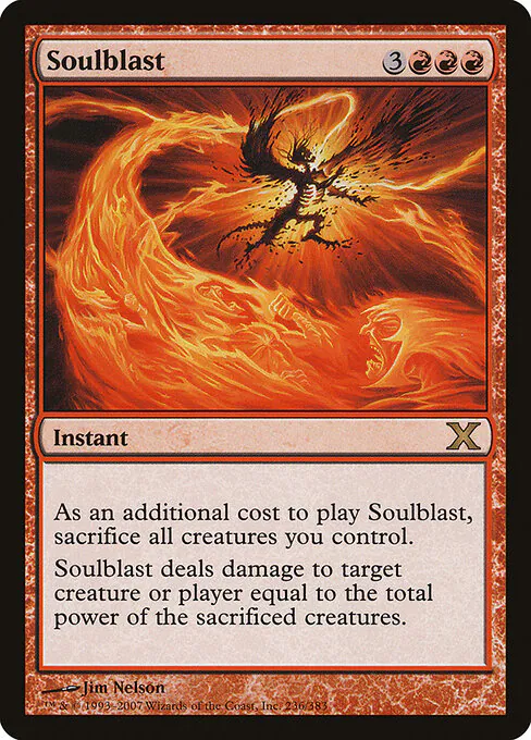 Soulblast, Tenth Edition 236, rare