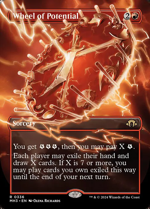 Wheel of Potential, Modern Horizons 3 336, rare