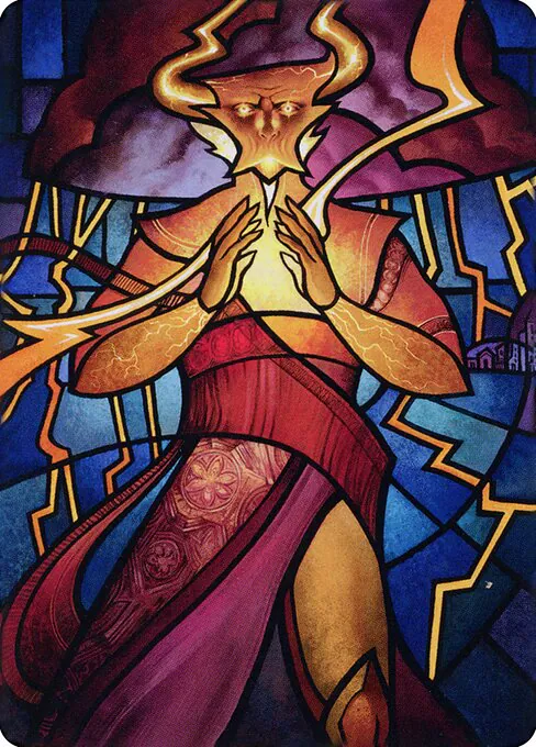 Najal, the Storm Runner // Najal, the Storm Runner, Dominaria United Art Series 74, common