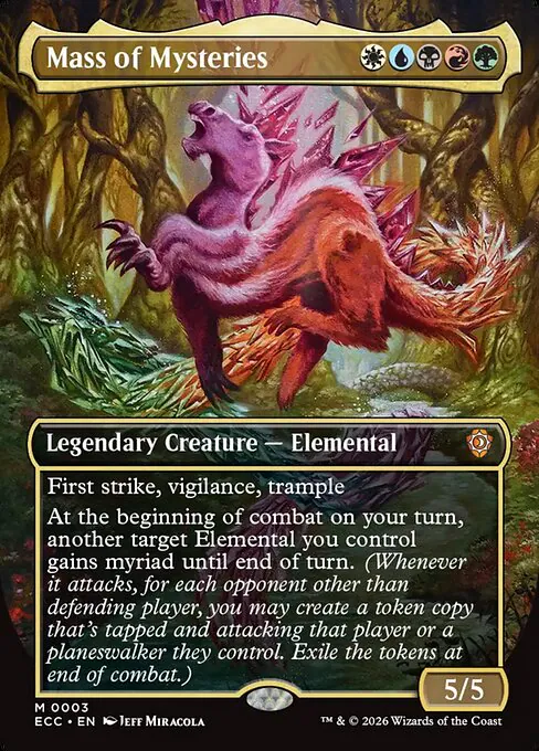 Mass of Mysteries, Lorwyn Eclipsed Commander 3, mythic