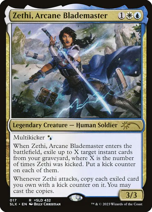 Zethi, Arcane Blademaster, Universes Within 17, rare