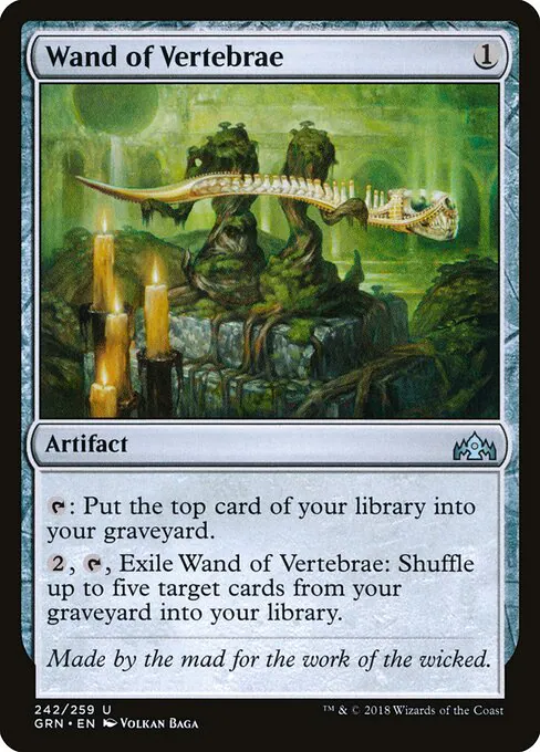 Wand of Vertebrae, Guilds of Ravnica 242, uncommon