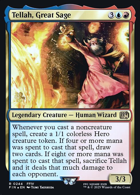 Tellah, Great Sage, Final Fantasy Promos 244s, rare