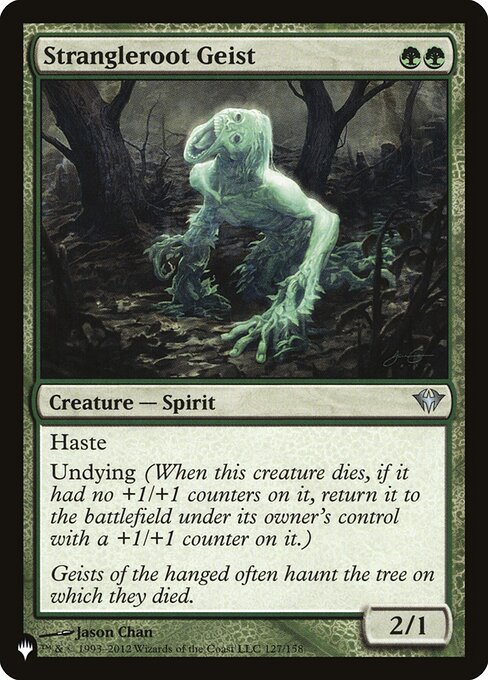 Strangleroot Geist, The List DKA-127, uncommon