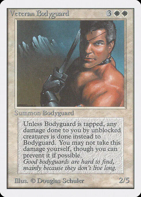 Veteran Bodyguard, Unlimited Edition 42, rare