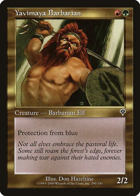 Yavimaya Barbarian, Invasion 290, common