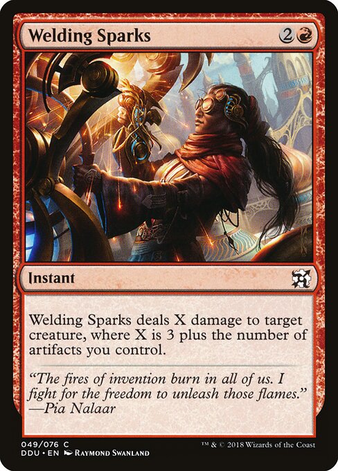 Welding Sparks, Duel Decks: Elves vs. Inventors 49, common