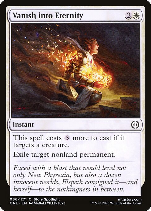 Vanish into Eternity, Phyrexia: All Will Be One 36, common
