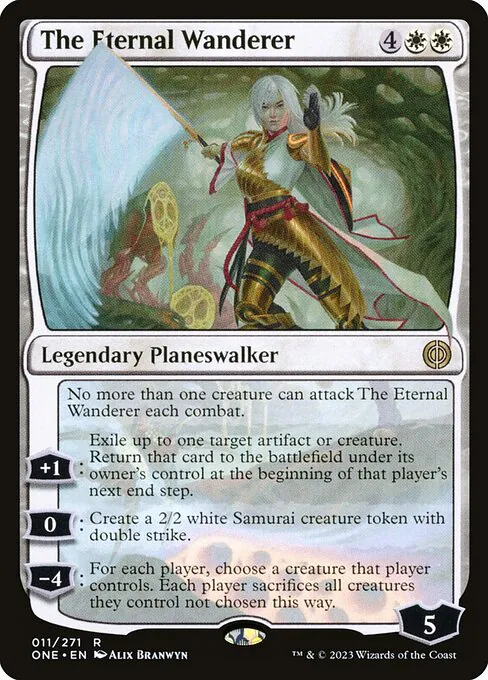 The Eternal Wanderer, Phyrexia: All Will Be One 11, rare