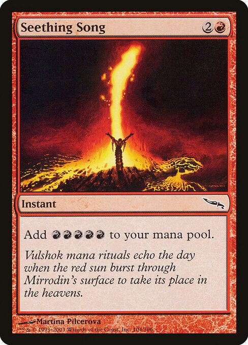 Seething Song, Mirrodin 104, common