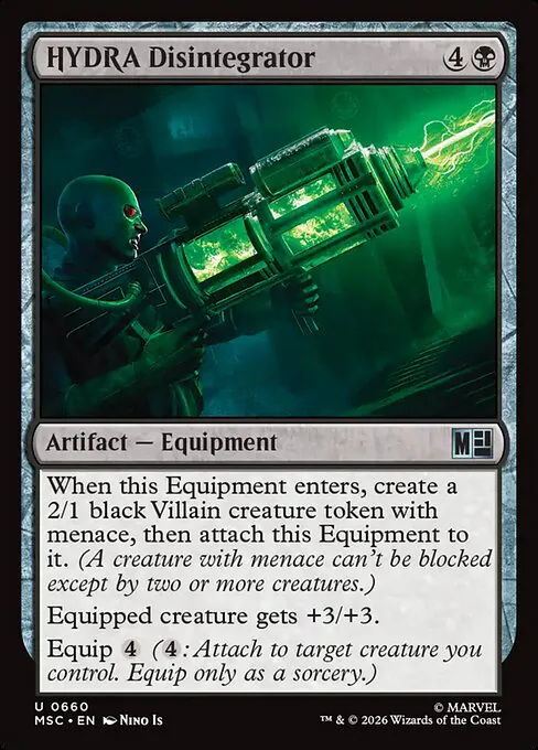 HYDRA Disintegrator, Marvel Super Heroes Commander, uncommon